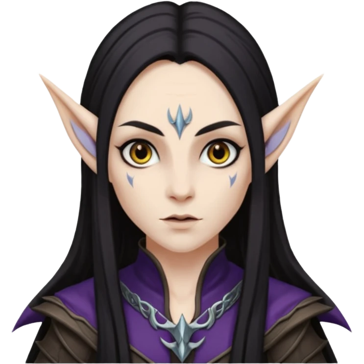 Dark elf emoji