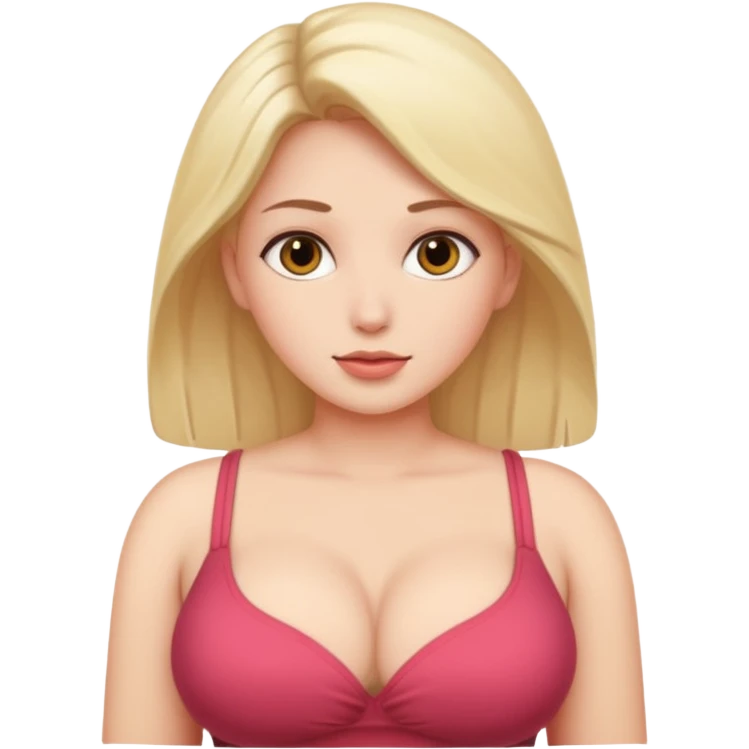 3 in ahspe of a big breasts emoji