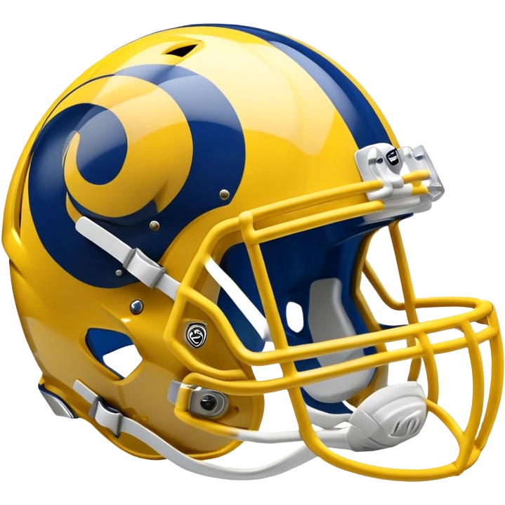 La rams football helmets  emoji