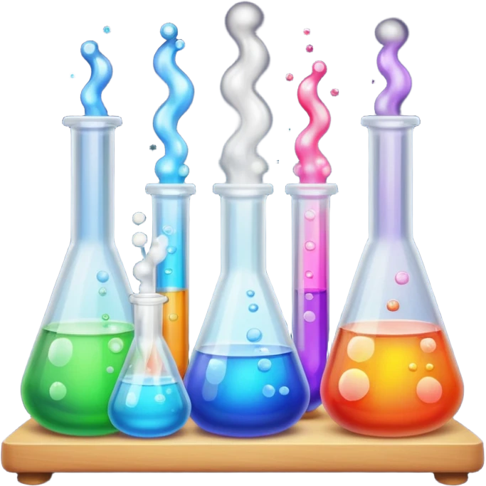 chemistry and lab work emoji