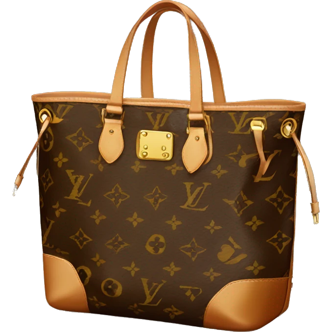 Louis Vuitton tote bag emoji