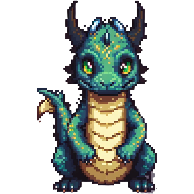 cute eastern dragon with whiskers emoji