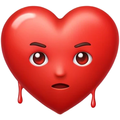 Beating red heart emoji emoji