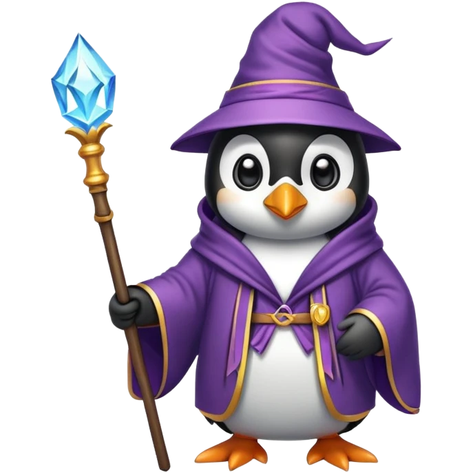 penguin wizard emoji