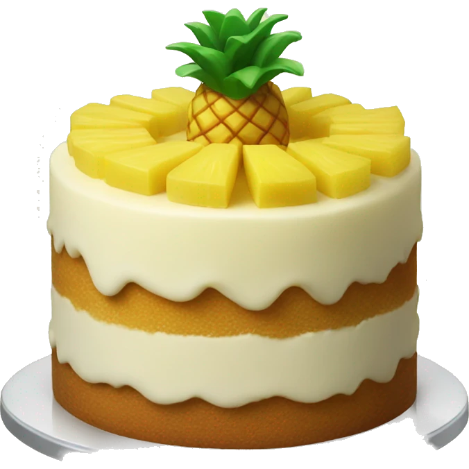 Pineapple cake emoji