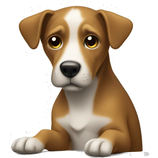 Hund auf Toilette emoji
