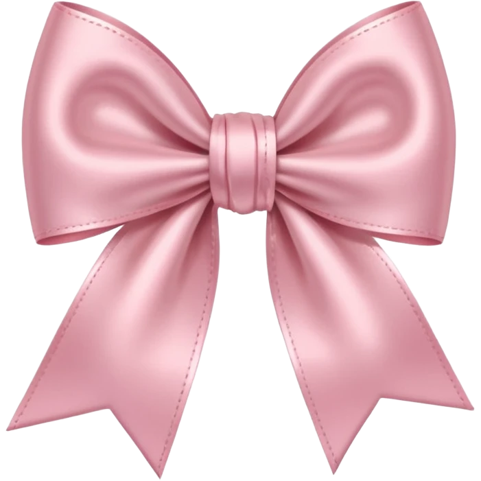 Light pink bow  emoji