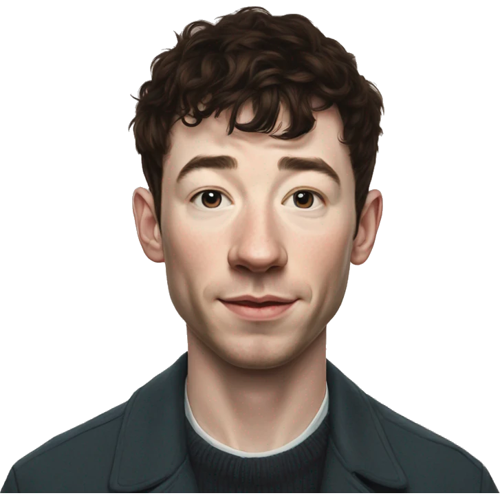 33 years old barry keoghan realistic portrait emoji