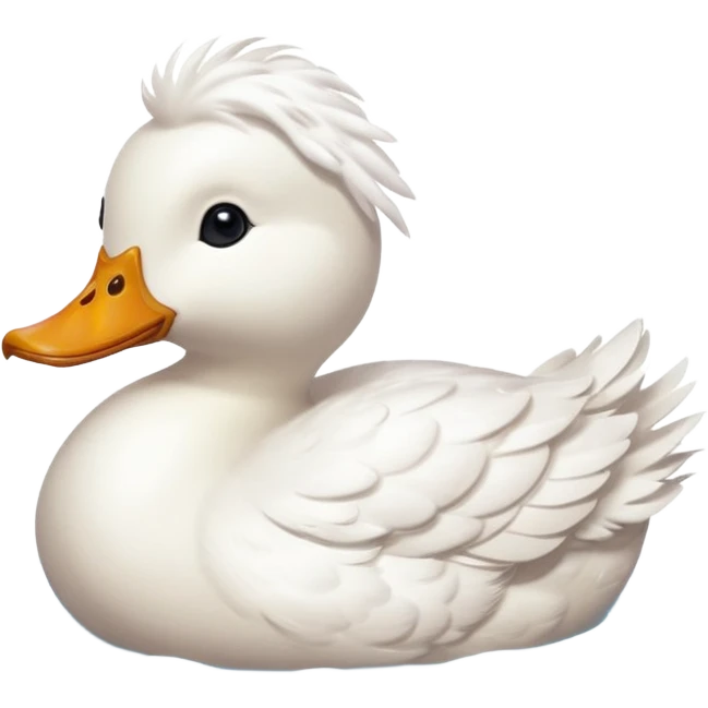 white duck emoji