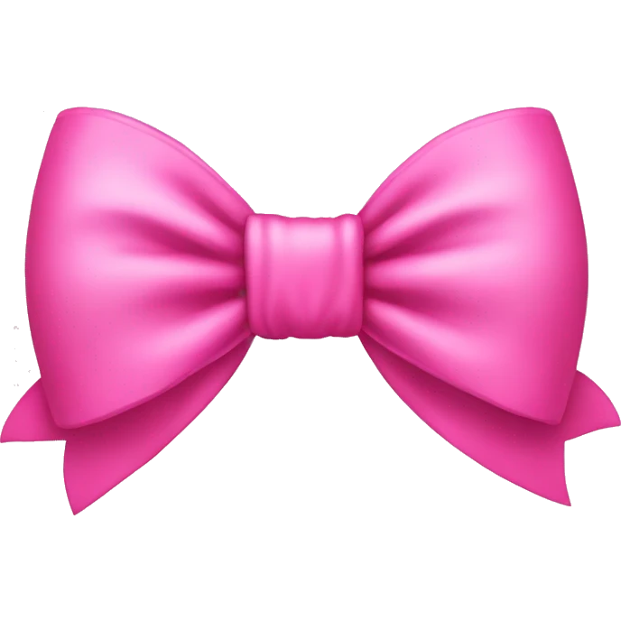 Pink bow emoji