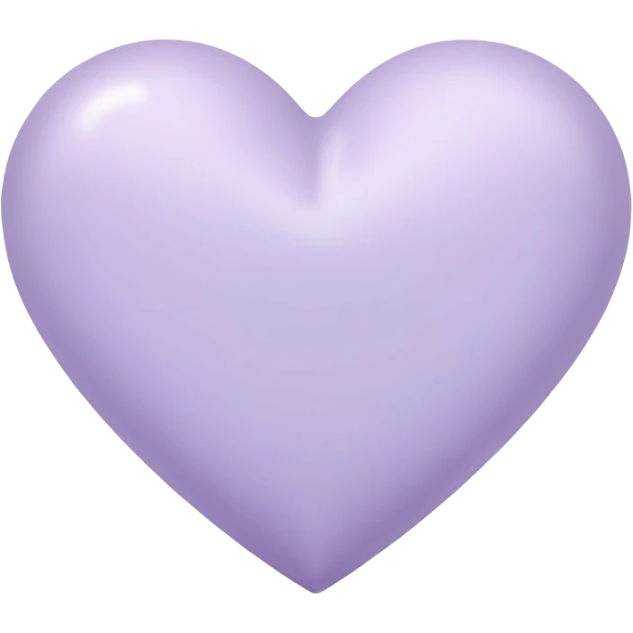 Pastel lavender heart emoji