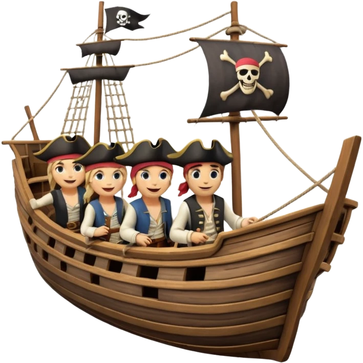 Pirate Ship Ride emoji