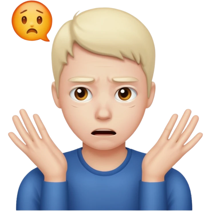 stressfull gesture emoji