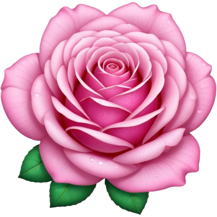 Glitter Pink Rose emoji