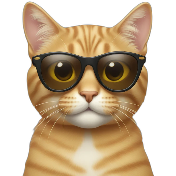 cat with rayban 2 emoji