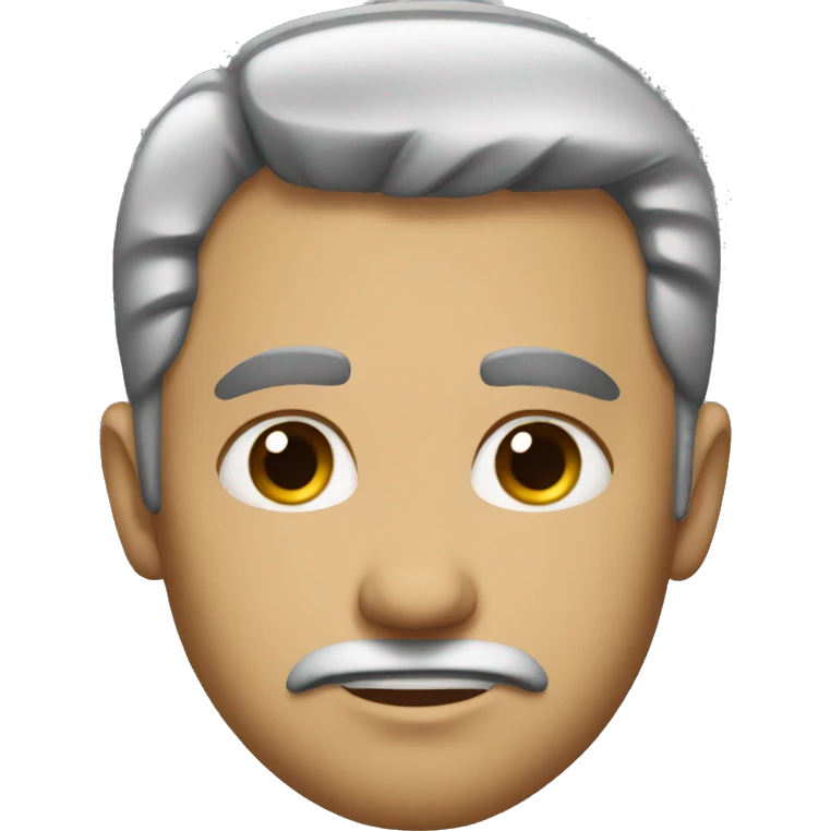 a man with an arrogant look emoji