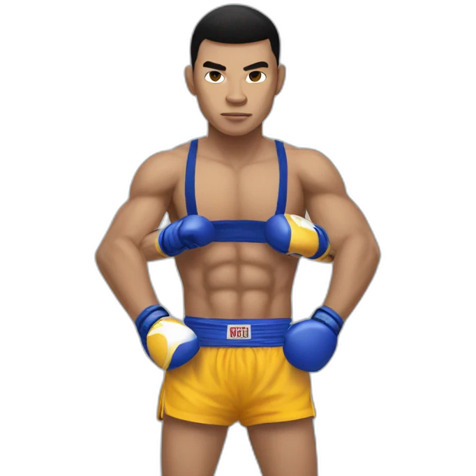 muay thai fighter emoji