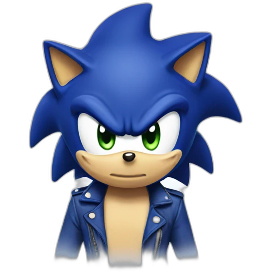gay sonic emoji