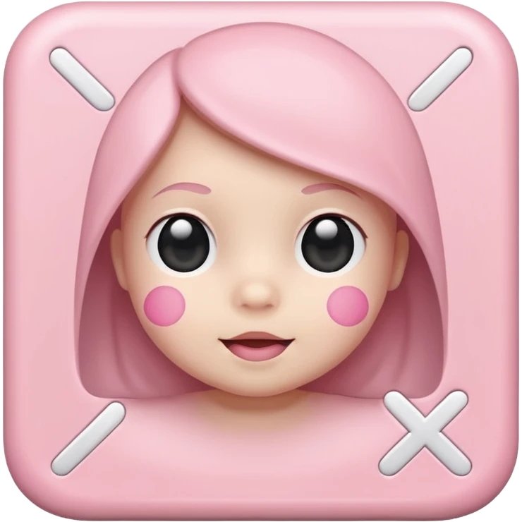 square babypink check mark emoji