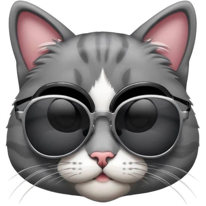 Cat wearing sunglasses emoji