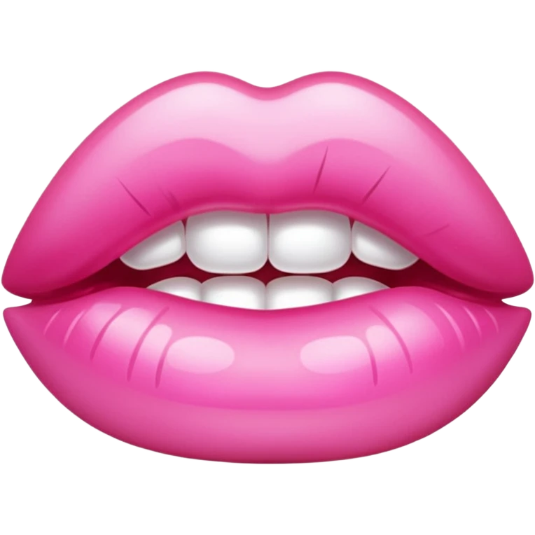Lip gloss pink emoji