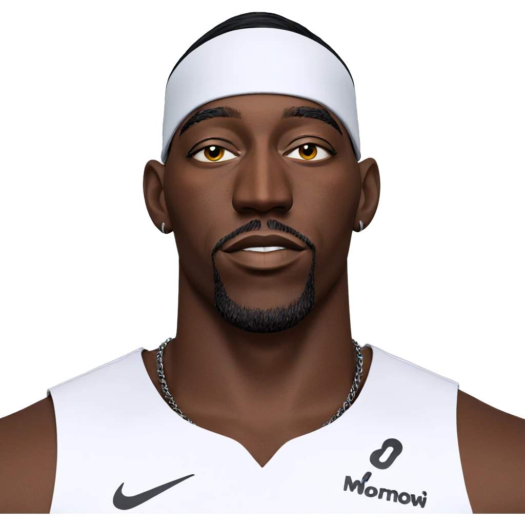 stylish dark-skinned man portrait emoji
