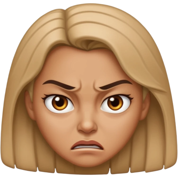 Angry woman emoji