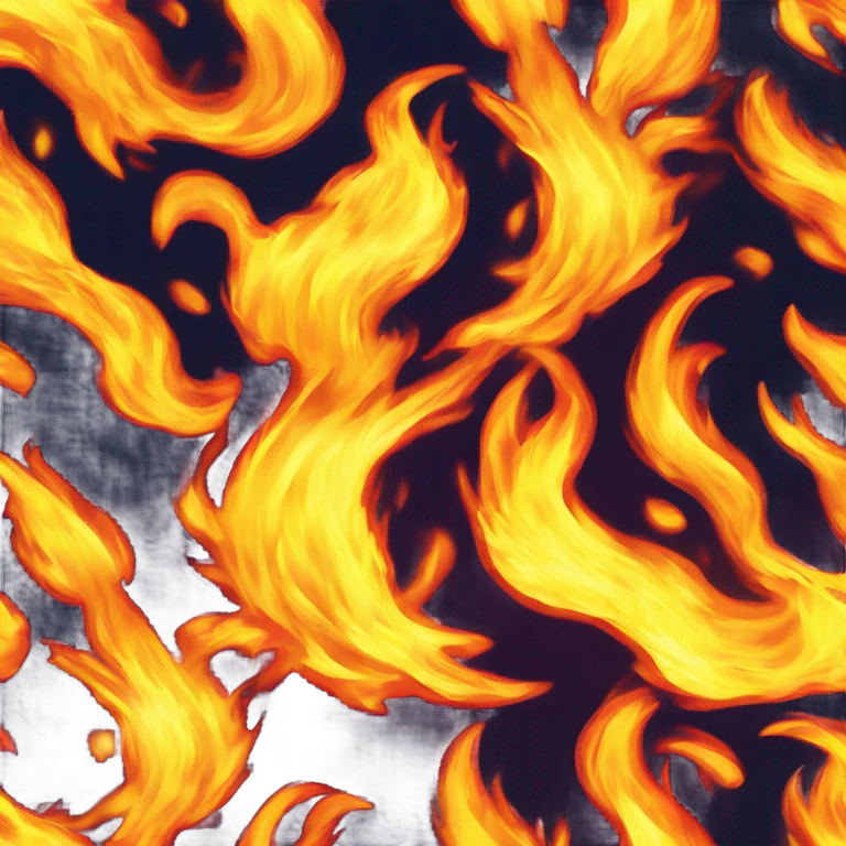 flaming fire ball emoji