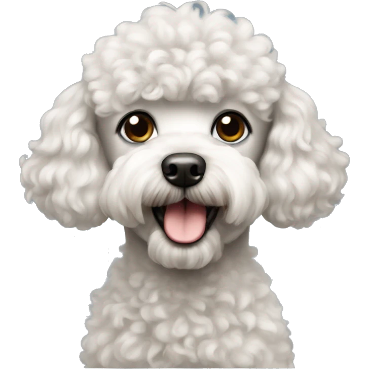 dog poodle emoji