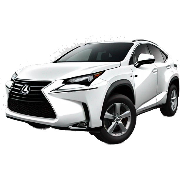 White Lexus nx  emoji