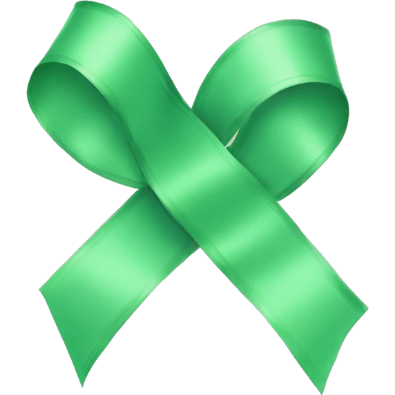 Light Green ribbon emoji