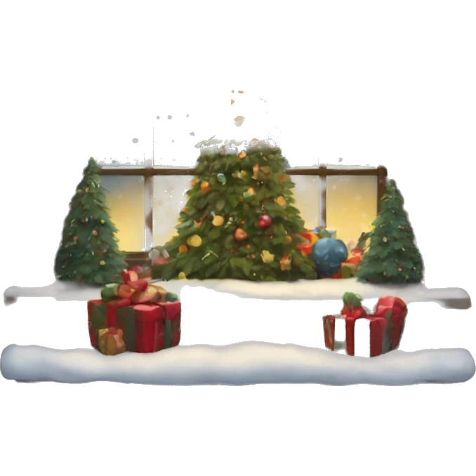 Christmas window emoji