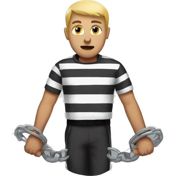 Prisoner handcuffed emoji