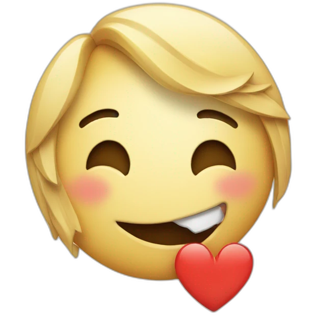 Smile with broken heart  emoji