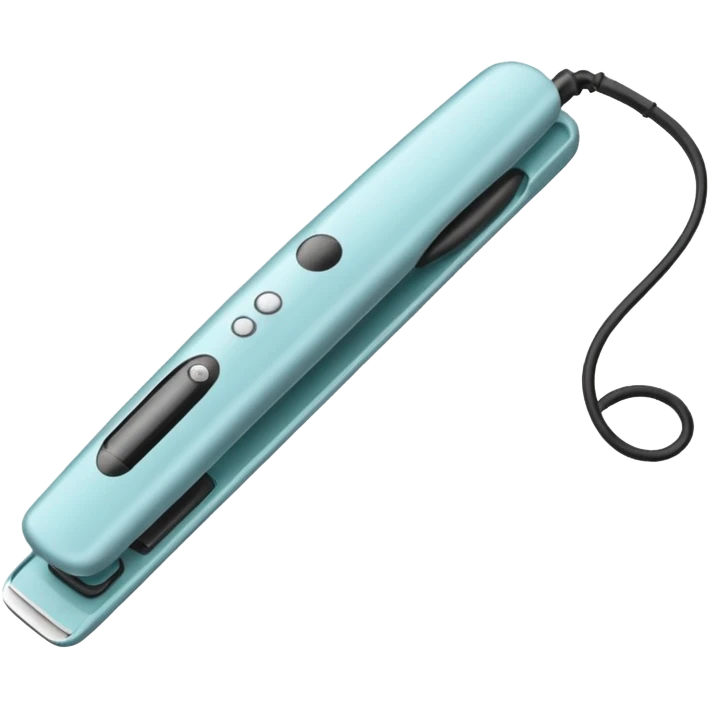 hair straightener emoji