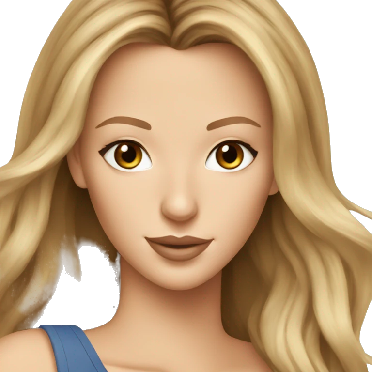 blake lively cartoon wearing tank top emoji