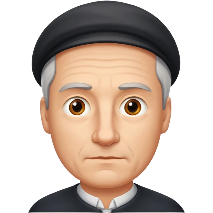 Draw me german guy at the middle age looking intelligent  emoji