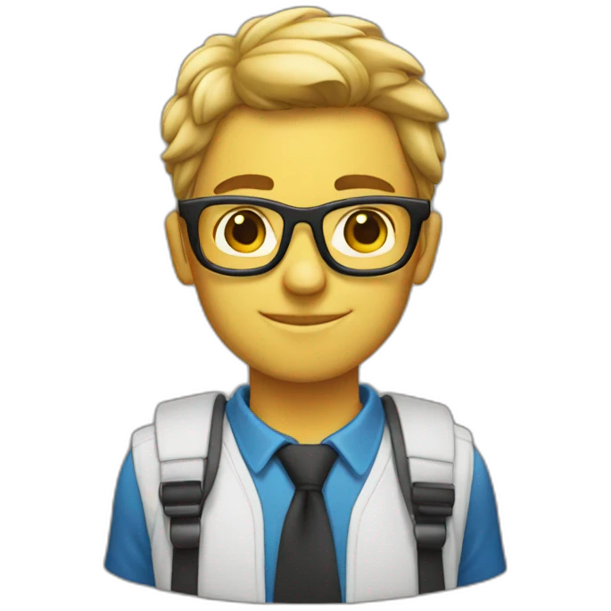 Nerd in emoji