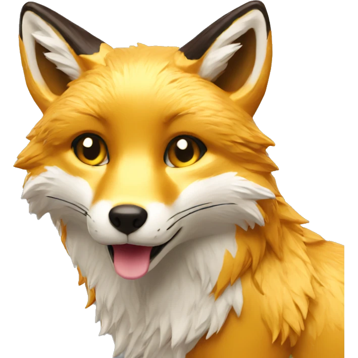 gold fox emoji