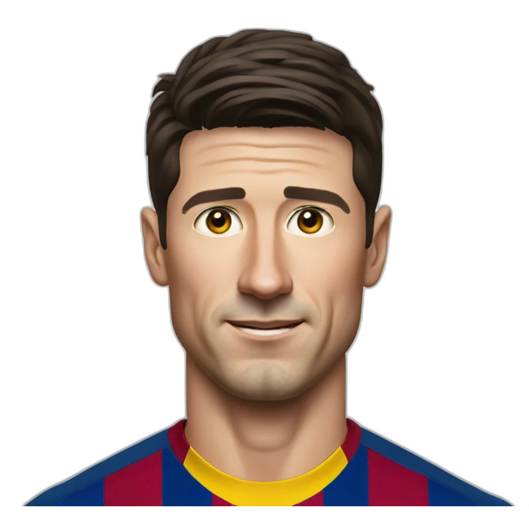 Robert Lewandoski FC Barcelona emoji