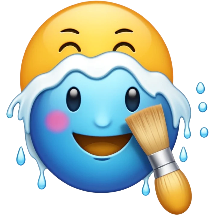 you type the words good morning in a cyber brush font emoji