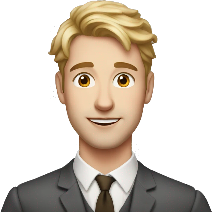 Portrait, British Male, mid 20s, named Charlie emoji