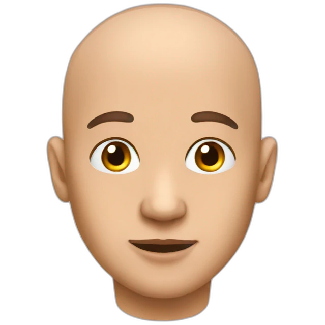 Bald emoji