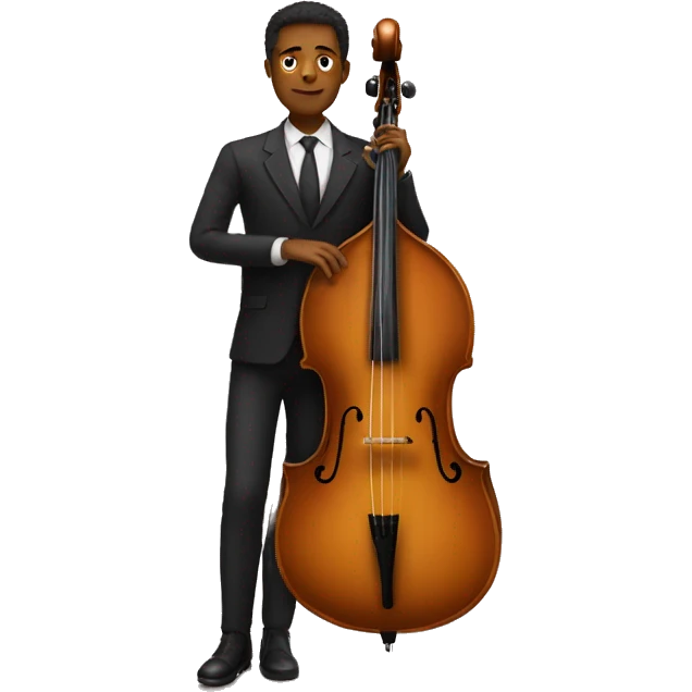love with contrabass  emoji