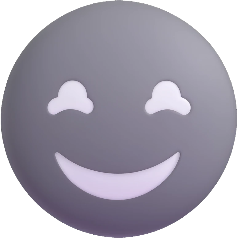A smooth, round gray emoji for Mercury, moon-like, with white impact marks and visible lighter plains emoji