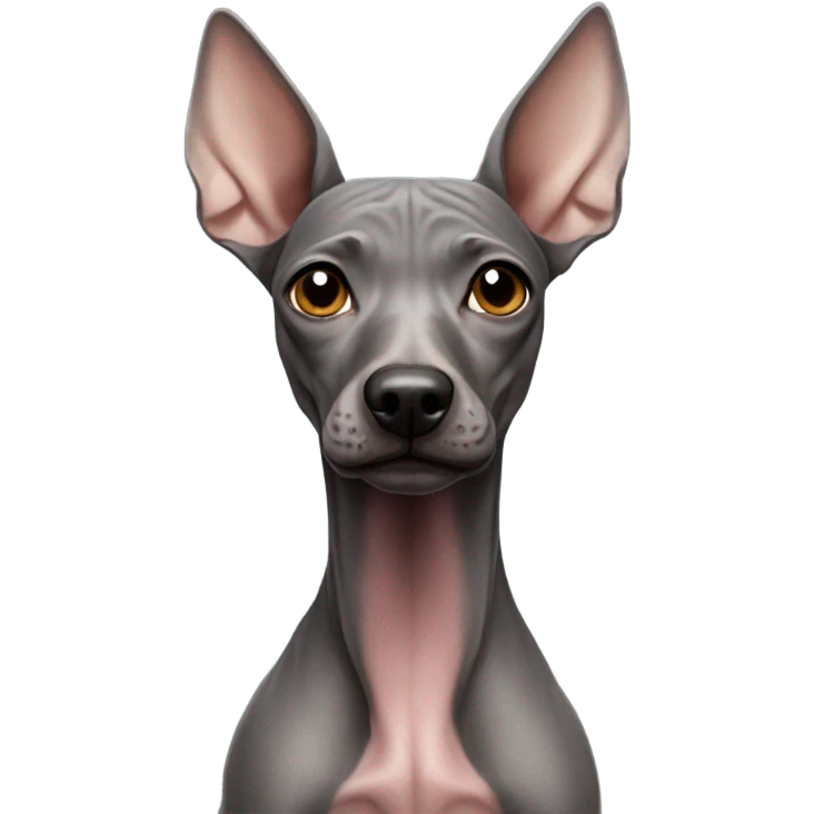 Mexican Hairless dog emoji
