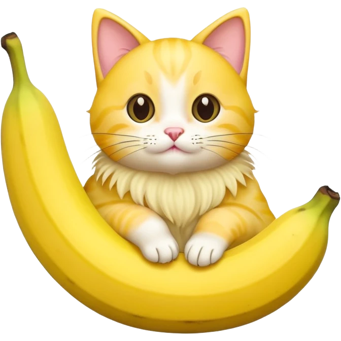 a banana cat emoji