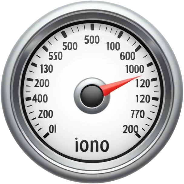 top half of simple speedometer icon for site navigation emoji