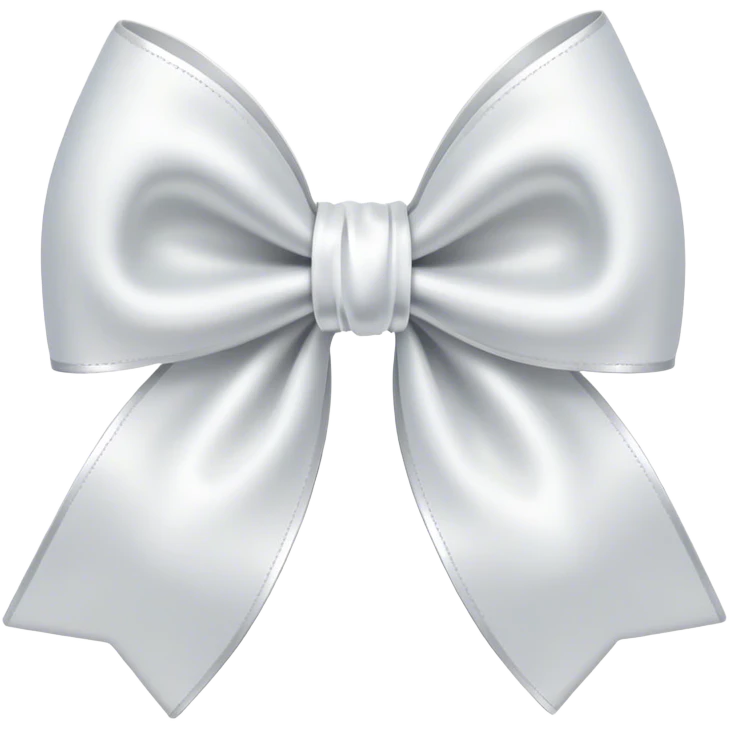 white bow emoji