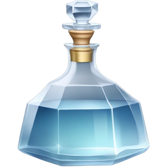 Crystal Decanter for vodka with class emoji